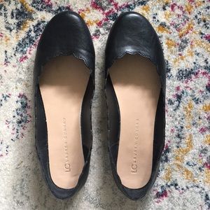 LC Lauren Conrad Black Dex flats